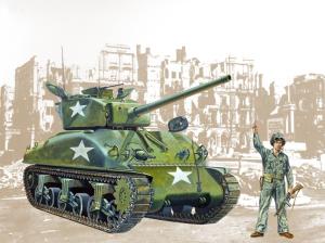 Italeri 1/35 M4-A1 Sherman