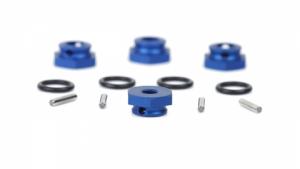 Aluminium Wheel-Adapter blue (4pcs) - S10 Blast