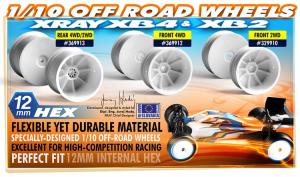 Wheels Aerodisk 2WD Front 12mm Hex (2)