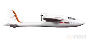 FMS Easy Trainer 1280mm RTF, valkoinen - RC-lentokonepaketti jossa kaikki tarvittava
