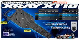 Xray  Graphite Chassis 2.0mm X1'18# 371018