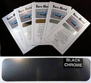 Black Chrome Bare Metal Foil