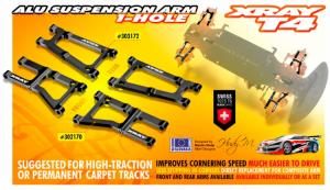 Xray  Front Suspension Arm Alu 302170