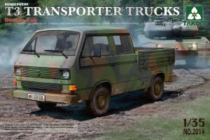 1:35 Bundeswehr T3 Transporter Trucks/Double Cab