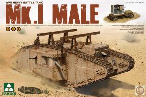 1:35 WWI Heavy Battle Tank Mk.I male