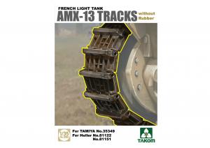 1:35 French Light Tank AMX-13 Tracks without Rubber