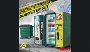 1:35 Vending Machine & Dumster Set