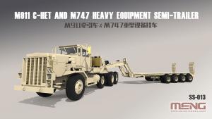 1:35 U.S. M911 C-HET(8x6)& M747 Heavy Equipment Semi-Trailer