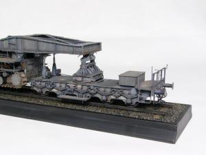 Trumpeter 1:35 Mörser Karl Gerät 040/041 on Railway Carrier