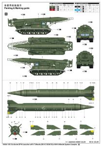 Trumpeter 1:35 Ex-Soviet 2P19 Launcher w/R-17 Missile