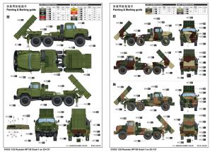 Trumpeter 1:35 Russian 9P138 Grad-1 on Zil-131