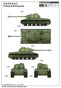 Trumpeter 1:35 Soviet KV-122 Heavy Tank