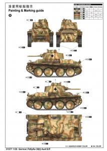 Trumpeter 1:35 German PzKpfw 38(t) Ausf.E/F