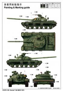 Trumpeter 1:35 Soviet T-64 MOD 1972