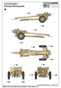 Trumpeter 1:35 Soviet D30 122 mm Howitzer - Early