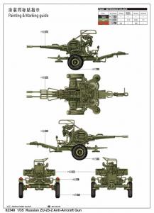 Trumpeter 1:35 Russian ZU-23-2 Anti-Aircraft Gun