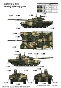 Trumpeter 1:35 Russian T-72B2 MBT (Rogatka)