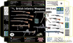 Masterbox 1:35 British infantry weapons, WWII era