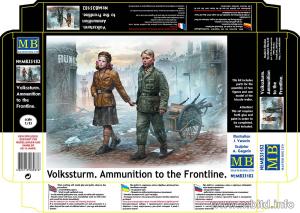 Masterbox 1:35 Volkssturm. Ammunition to the Frontline