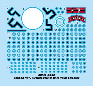 Trumpeter 1:700 German Carrier DKM Peter Strasser