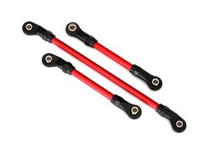 Traxxas Steering, Drag and Panhard Link Red (for Lift Kit) TRX8146R
