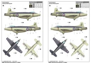 Trumpeter 1:48 Supermarine Attacker F.1 Fighter