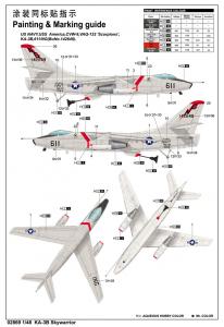 Trumpeter 1:48 KA-3B Skywarrior Strategic Bomber