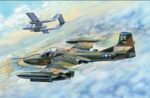 Trumpeter 1:48 US A-37B Dragonfly Light Ground-Attack Aircraft