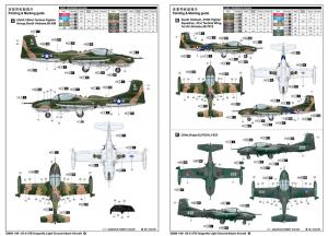 Trumpeter 1:48 US A-37B Dragonfly Light Ground-Attack Aircraft