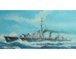 Trumpeter 1:700 Tribal-class destroyer HMS Zulu (F18)41