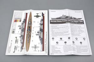 Trumpeter 1:700 German Cruiser Admiral Hipper 1940