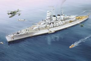 Trumpeter 1:700 Italian Battleship RN Vittorio Veneto 1940