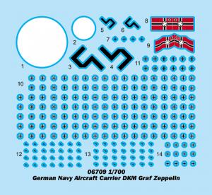 1:700 German Carrier DKM Graf Zeppelin