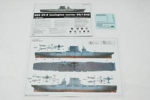 Trumpeter 1:350 USS CV-2 Lexington Carrier (1942)