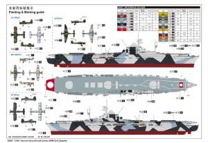 Trumpeter 1:350 German Navy Aircraft Carrier DKM Graf Zeppelin