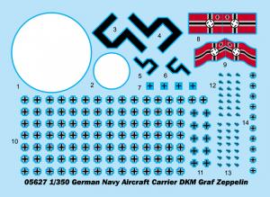 Trumpeter 1:350 German Navy Aircraft Carrier DKM Graf Zeppelin