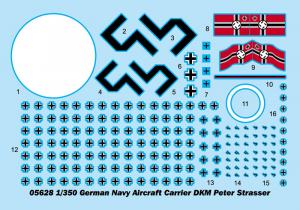 Trumpeter 1:350 German Navy Aircraft Carrier DKM Peter Strasser