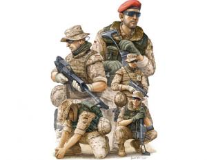 Trumpeter 1:35 Modern German ISAF Soldiers in Afghanistan