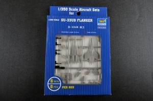 Trumpeter 1:350 Su-33 UB Flanker (6pcs)