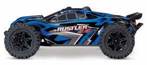 Traxxas Rustler 4X4 Stadium Truck RC-auto + akku ja laturi