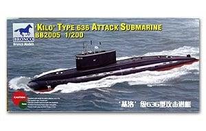 1:200 Russian Kilo Type 636 Attack Sub