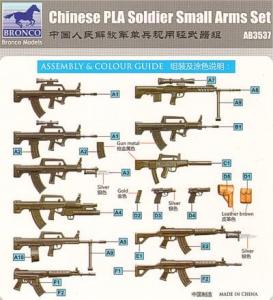 1:35 Chinese PLA Soldiers Small arms Set