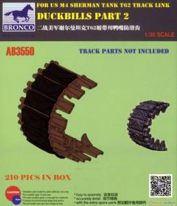 1:35 Duckbills part 2 For US M4 SHERMAN TANK T62 Track Link