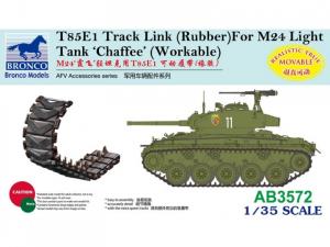 1:35 T85E1 Workable tracks (Rubber Type) For M24 Light Tank Chaffee