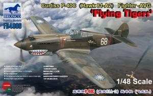 1:48 Curtiss P-40C (Hawk 81-A2) Fighter -AVG "Flying Tigers