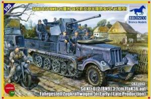 1:35 Sd.kfz 6/2 5t 3.7cm Flak36 half-track BN9 (Early/Late)