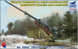 1:35 German Rheinmetall Rheinbote Rocket and launcher