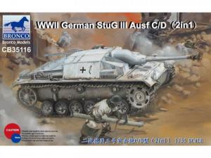 1:35 WWII German StuG III Ausf C/D (2in1)
