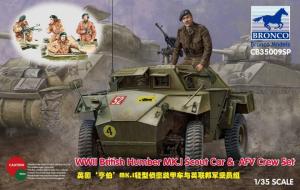 1:35 WWII British Humber MK.I Scout Car & AFV Crew Set