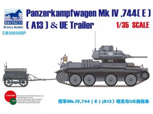 1:35 Panzerkampfwagen Mk.IV,744(E)(A13)& UE Trailer